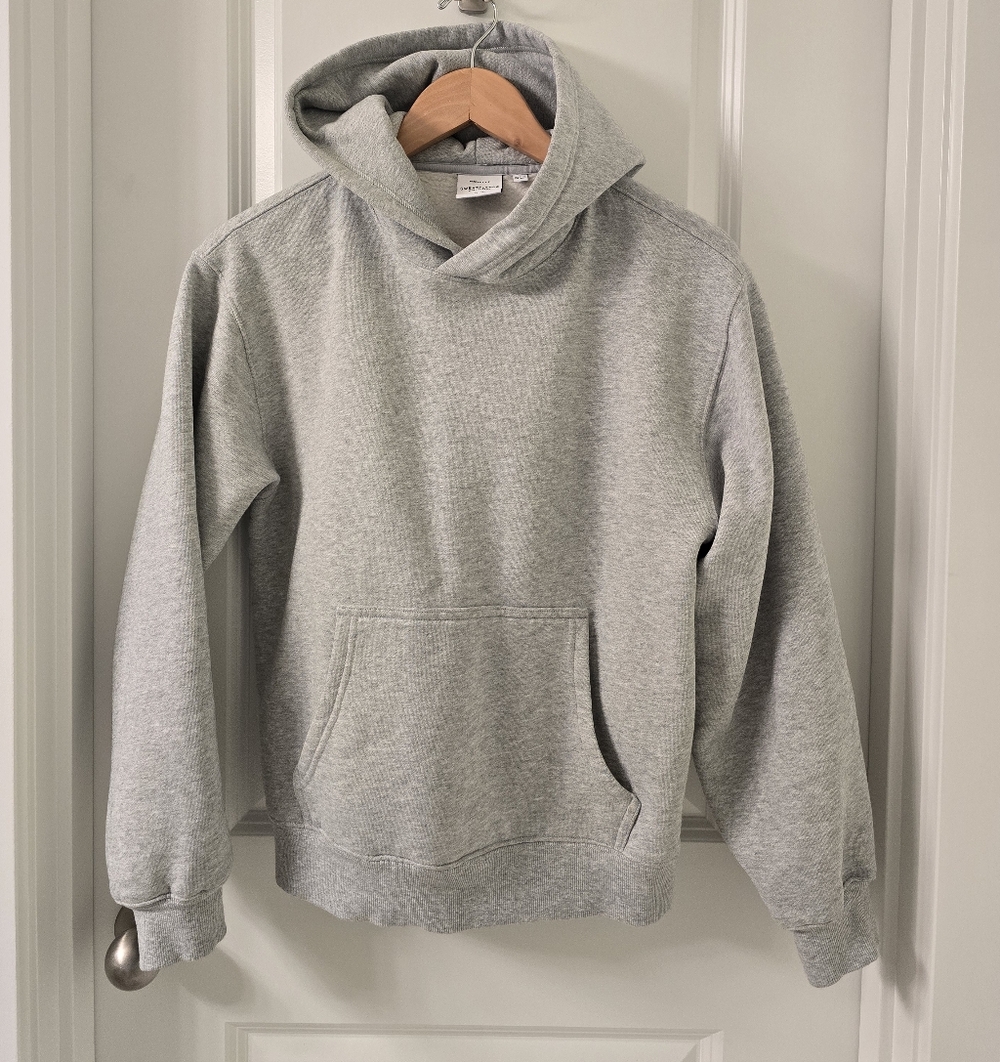 Aritzia Gray Hoodie Perfect Sweatfleece Small